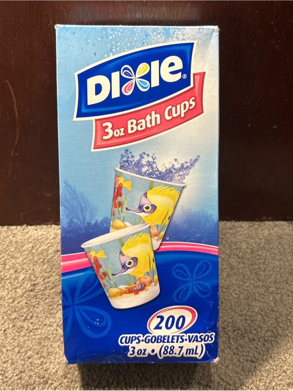 Dixie 3oz Paper Bath Cups Tropical Fish Fantasy Aquatic Sea Life - 200 Cups